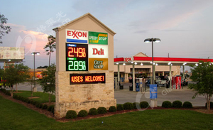 Kampuchea oil price card